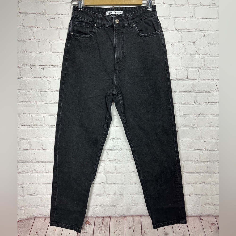 Zara Woman high Rise Skinny black Jeans Women's Size US 6